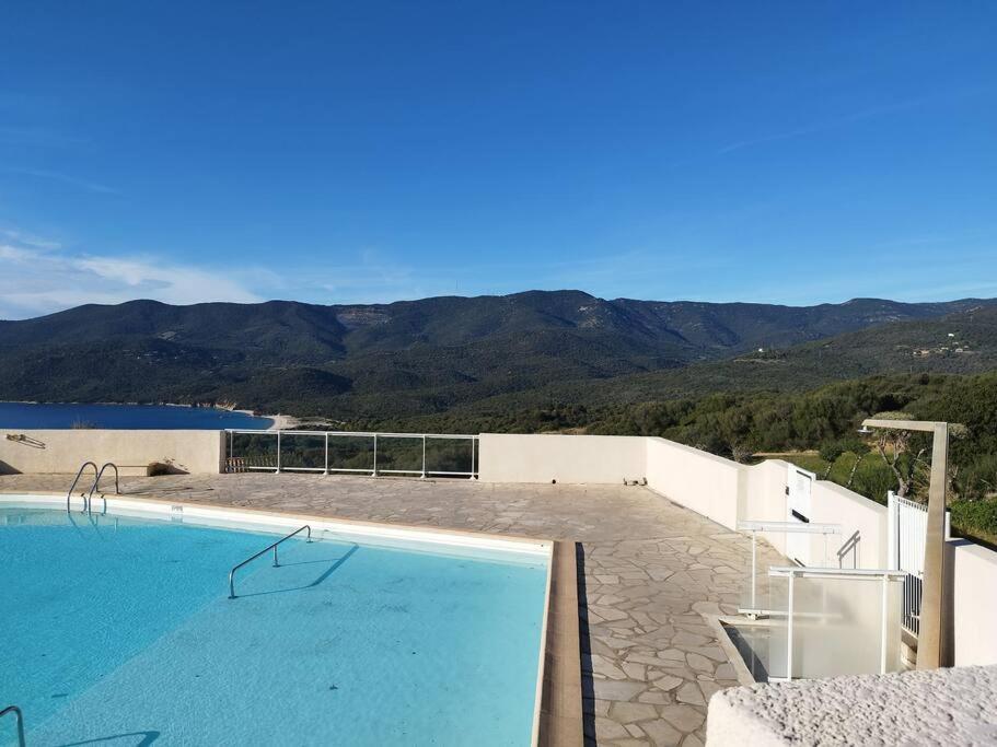 Chez Adrien 108-Appartement Magnifique Vue Mer Piscine Chauffee Serra-di-Ferro  Ngoại thất bức ảnh