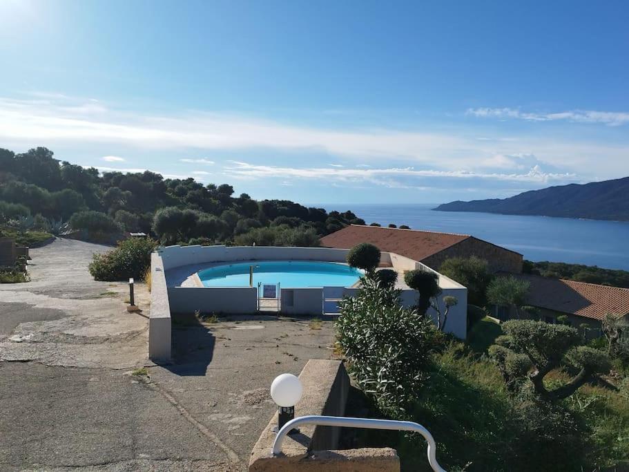 Chez Adrien 108-Appartement Magnifique Vue Mer Piscine Chauffee Serra-di-Ferro  Ngoại thất bức ảnh